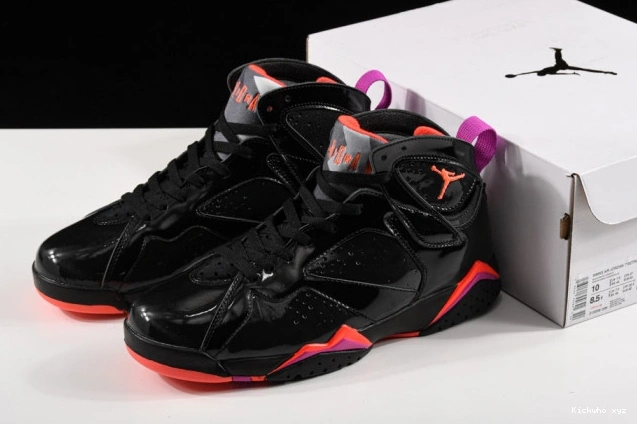 Retro Jordan Black Patent 313358-006 7 Air 0730